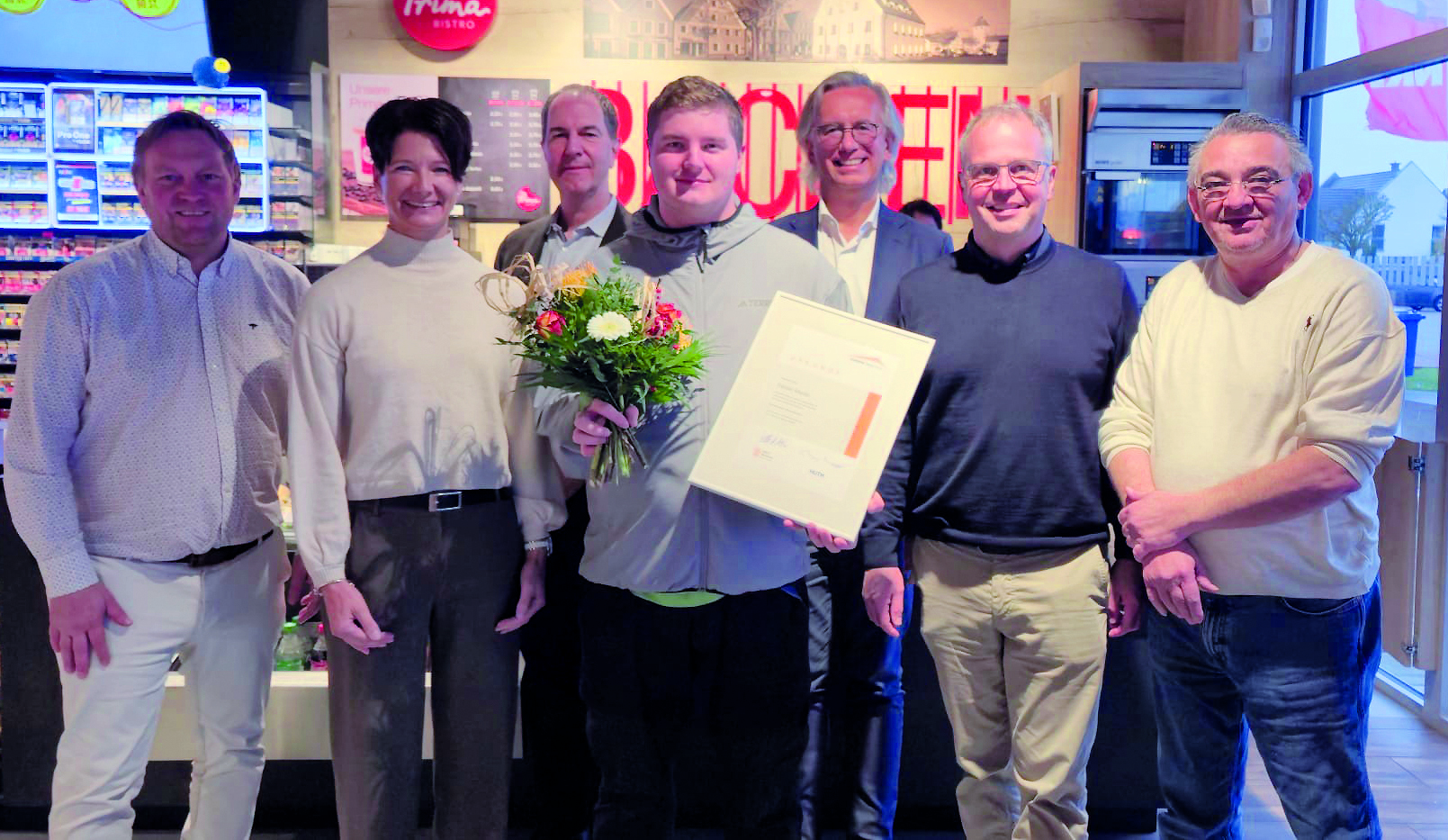 Weiterbildung für unsere Tankstellenprofis: Fabian Martin erhält Stipendium